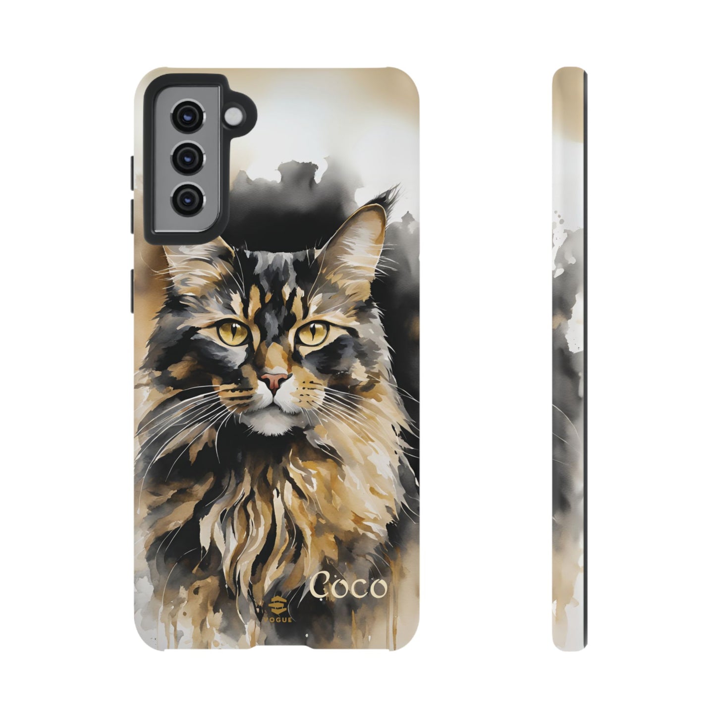 Custom Meow Cat Samsung Galaxy Tough Phone Case