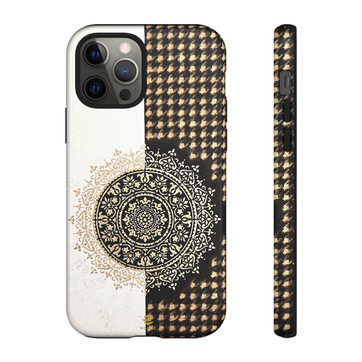 Funda para iPhone con pintura abstracta de mandala