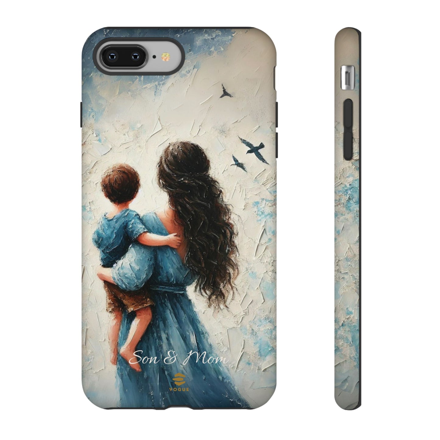 Custom Son & Mom iPhone Tough Case