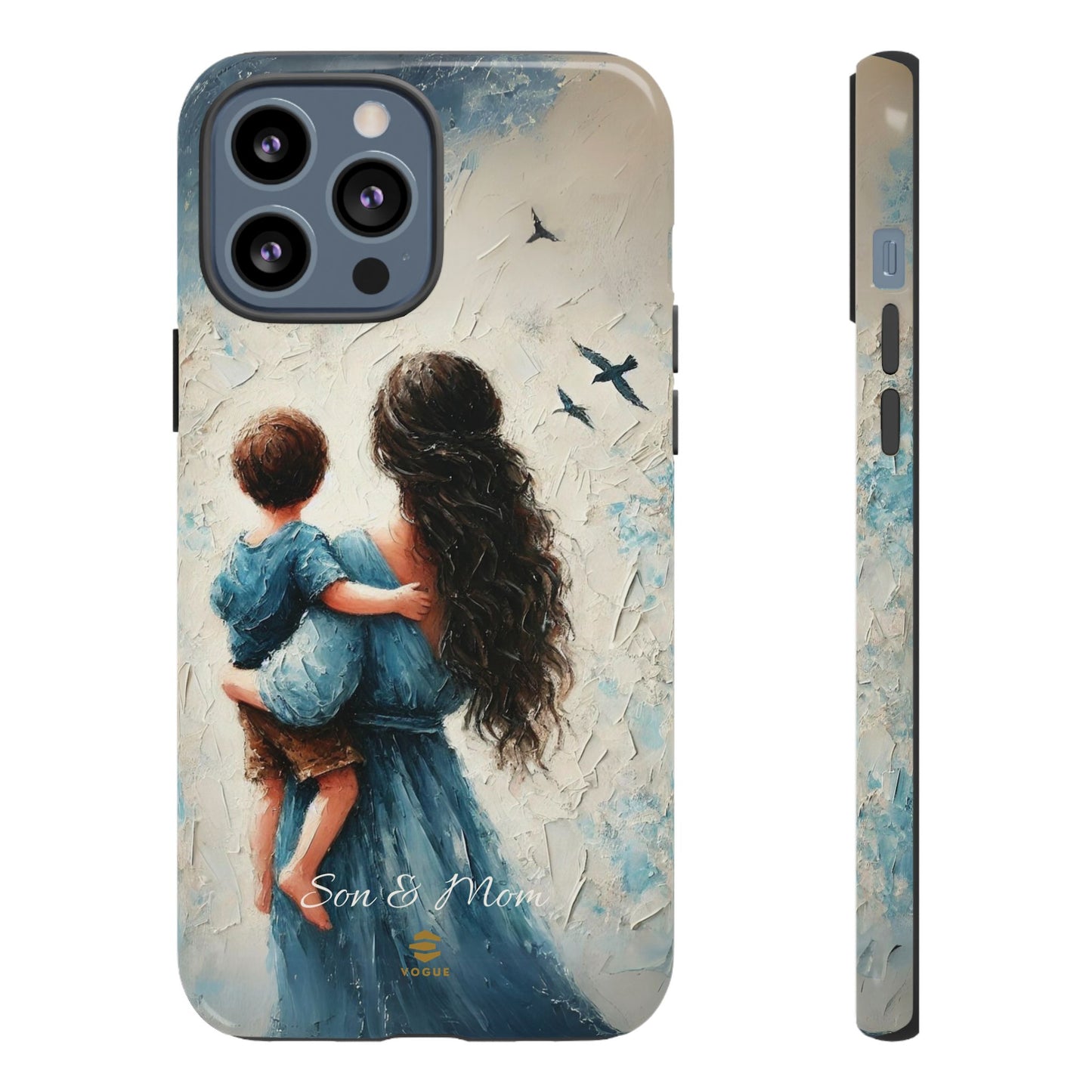 Custom Son & Mom iPhone Tough Case
