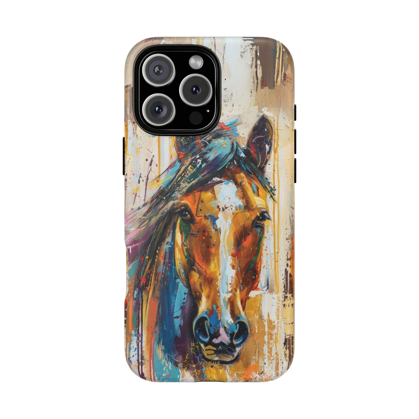 Horse Art iPhone Magsafe Phone Case Brown