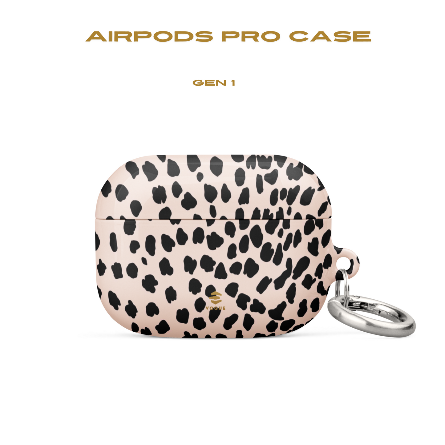 Beige Animal Print AirPod Cases