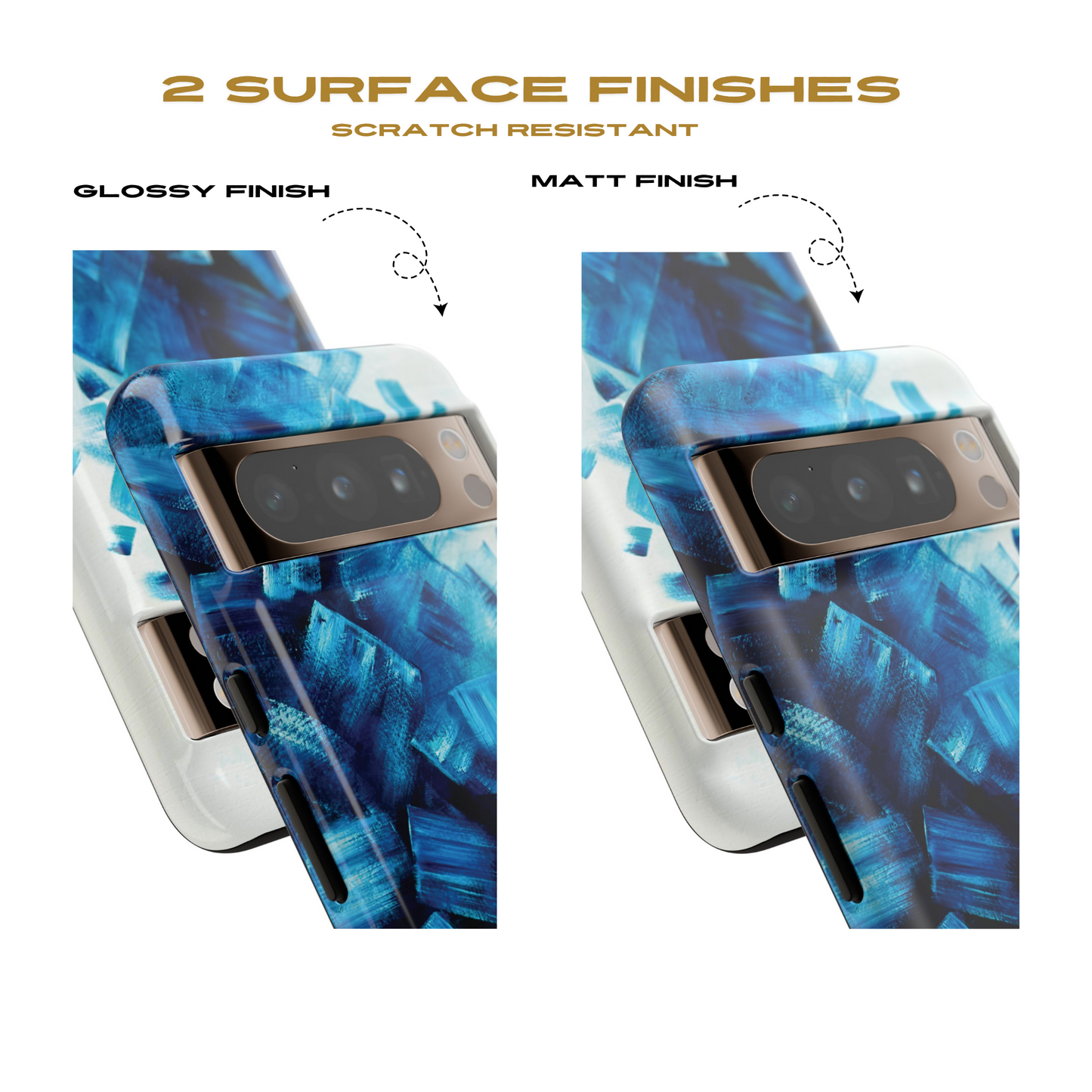 Ocean Wave Google Case Blue