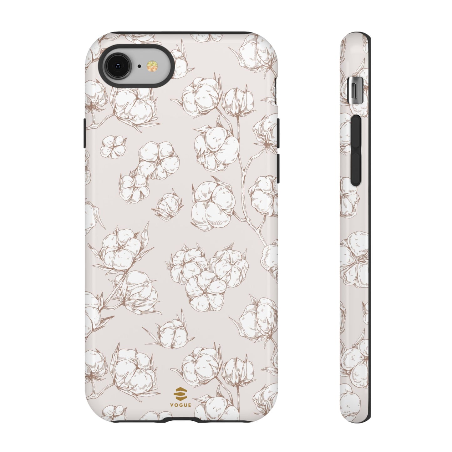 Funda para iPhone con diseño de campo de algodón