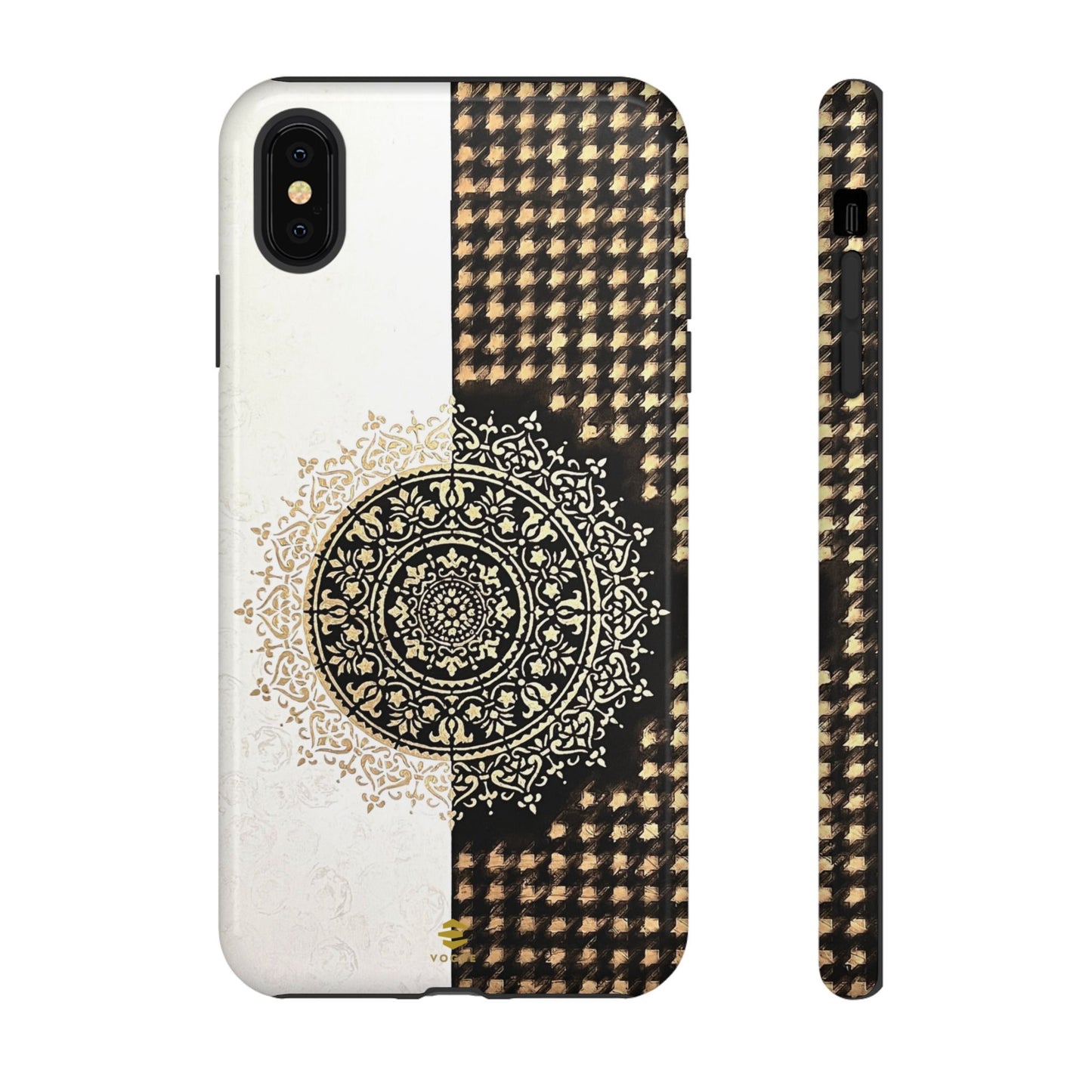 Funda para iPhone con pintura abstracta de mandala
