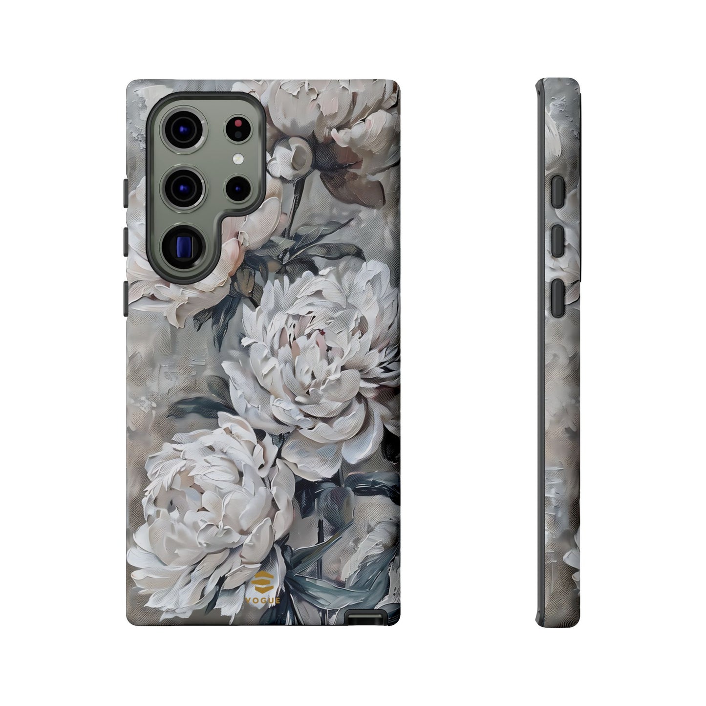 Funda para Samsung con pintura de peonías