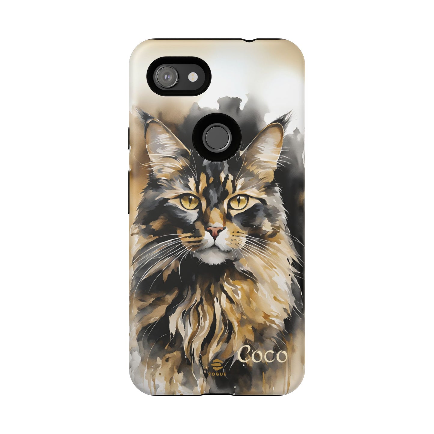 Custom Meow Cat Google Pixel Tough Phone Case
