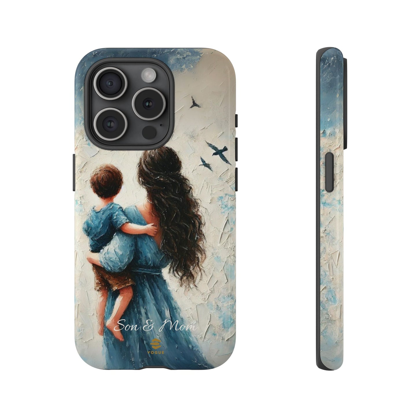Custom Son & Mom iPhone Tough Case