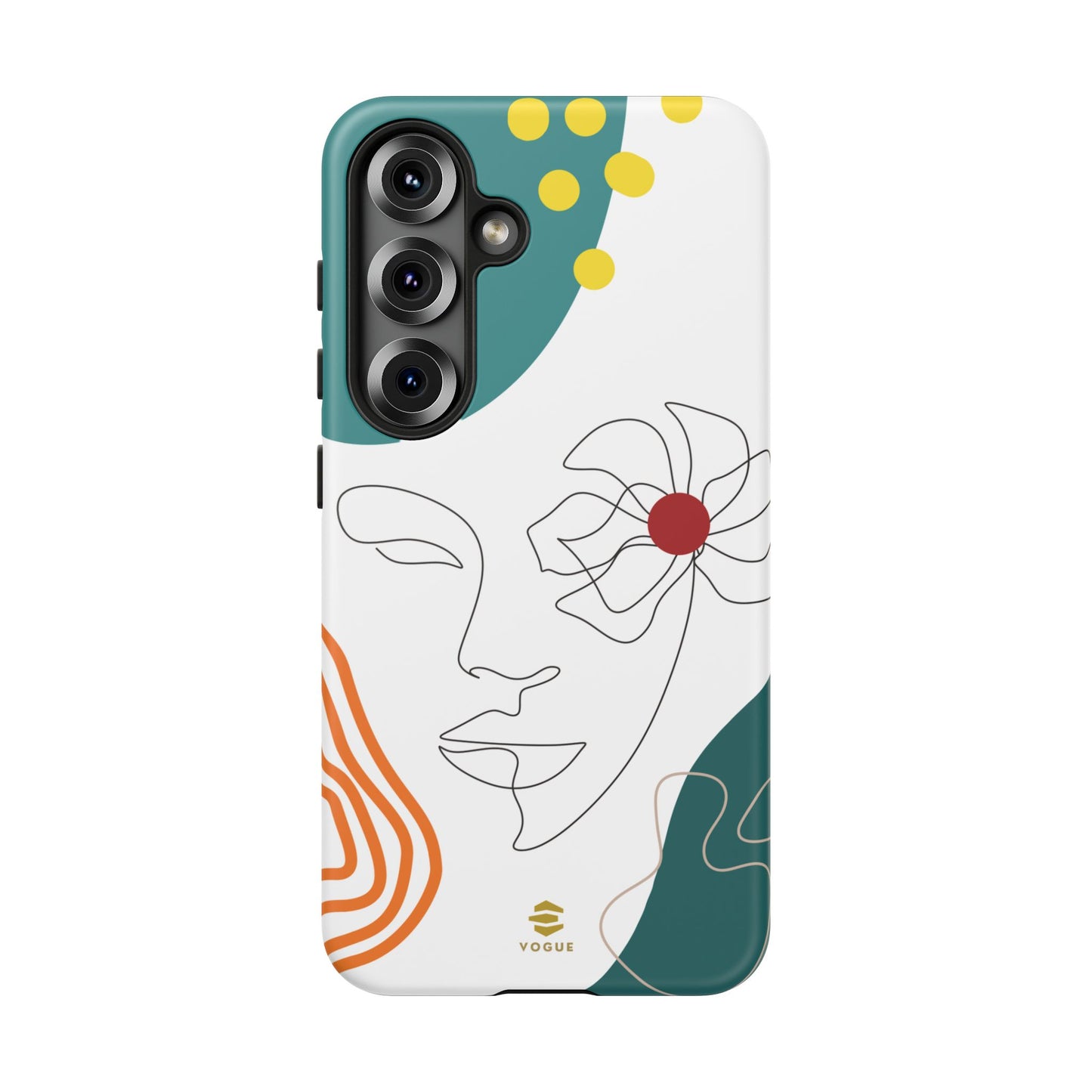 Women Face Line Art Phone Case Samsung