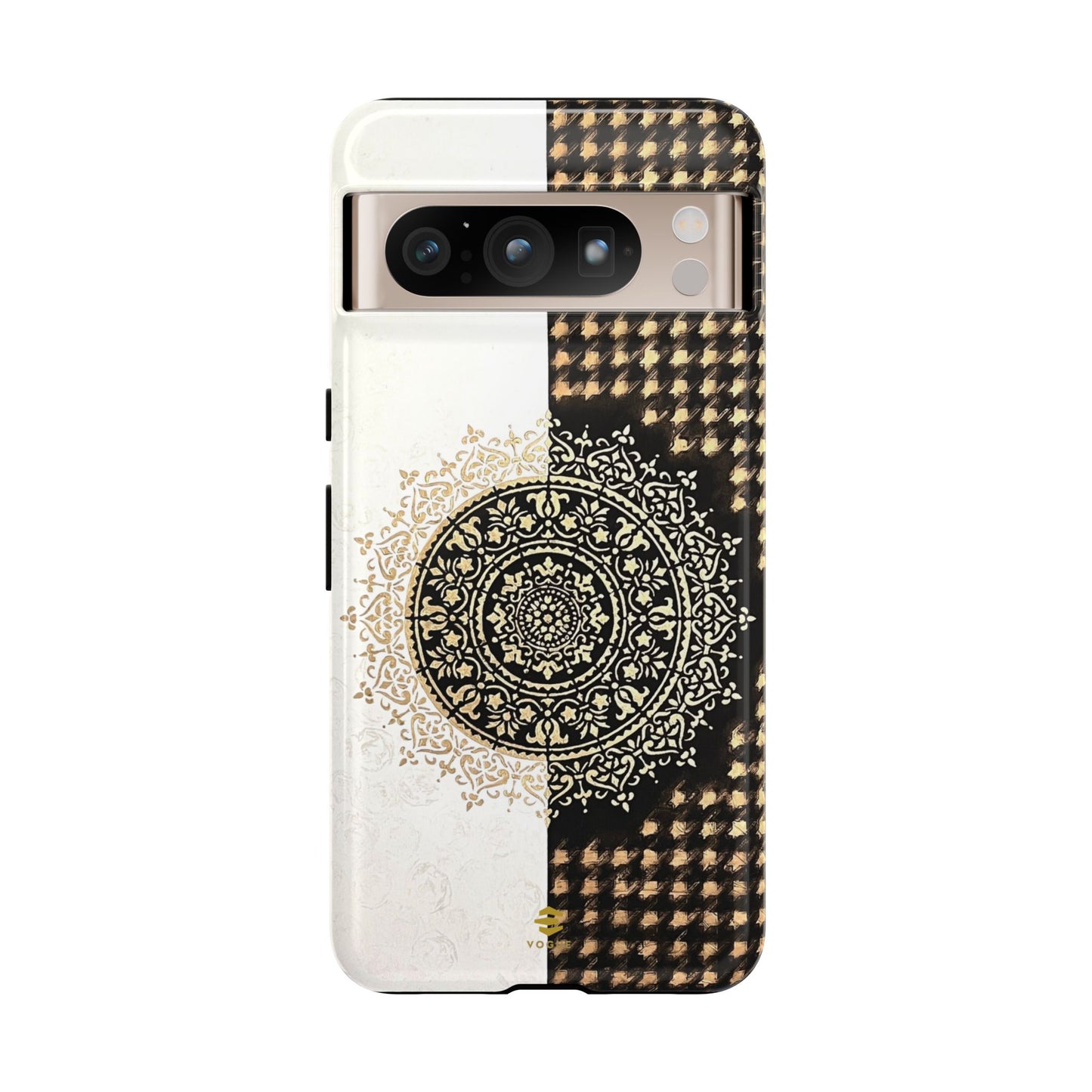 Estuche de Google con pintura abstracta de mandala
