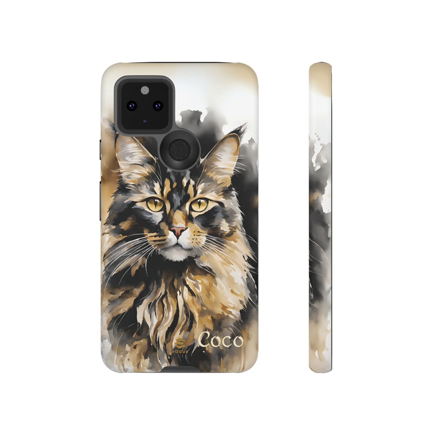 Custom Meow Cat Google Pixel Tough Phone Case