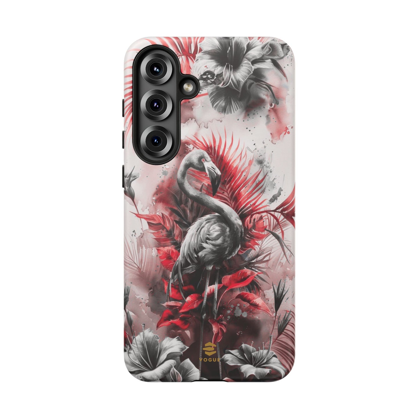 Flamingo Tropical Design Tough Phone Case Samsung