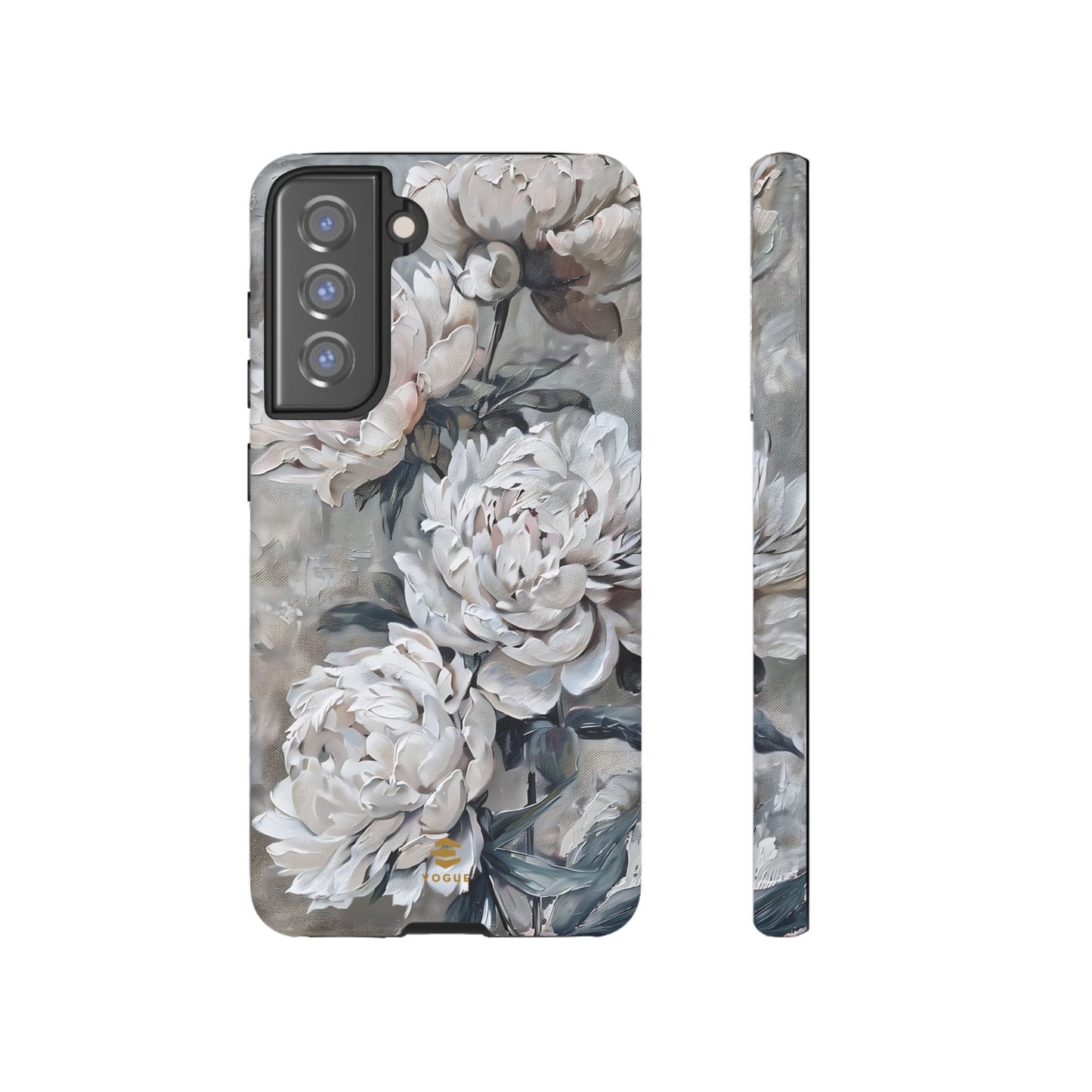 Funda para Samsung con pintura de peonías