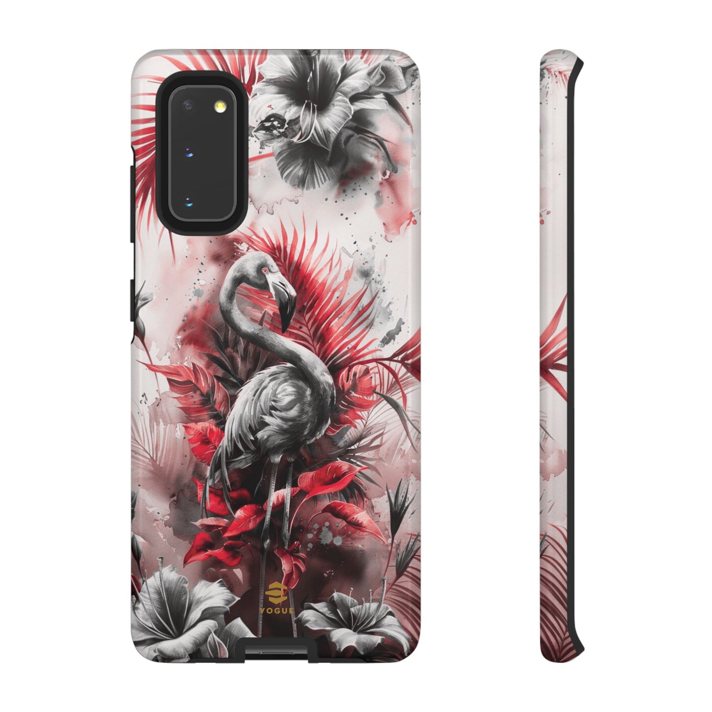 Flamingo Tropical Design Tough Phone Case Samsung