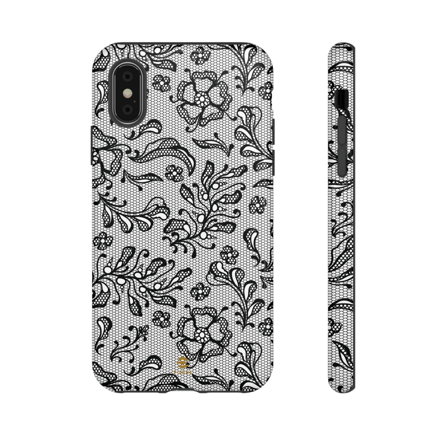 Funda para iPhone con encaje negro