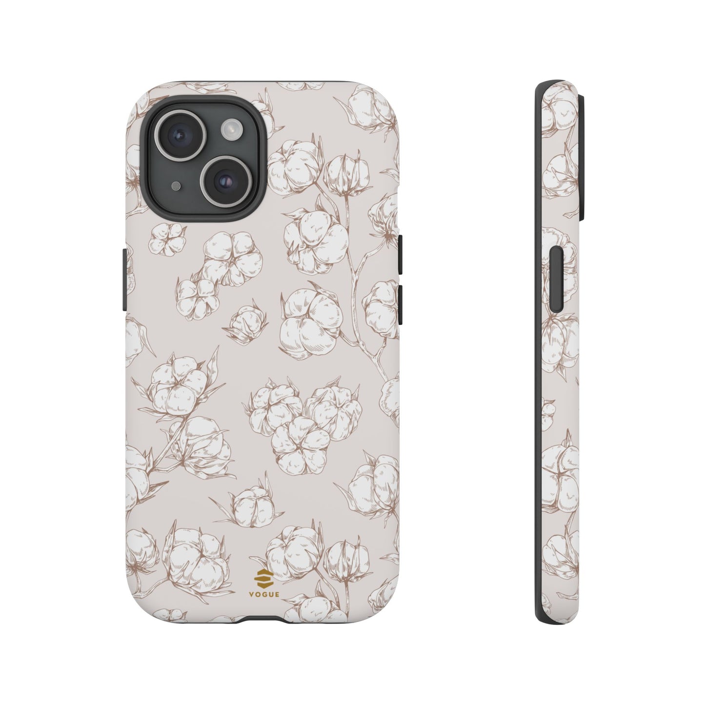 Funda para iPhone con diseño de campo de algodón