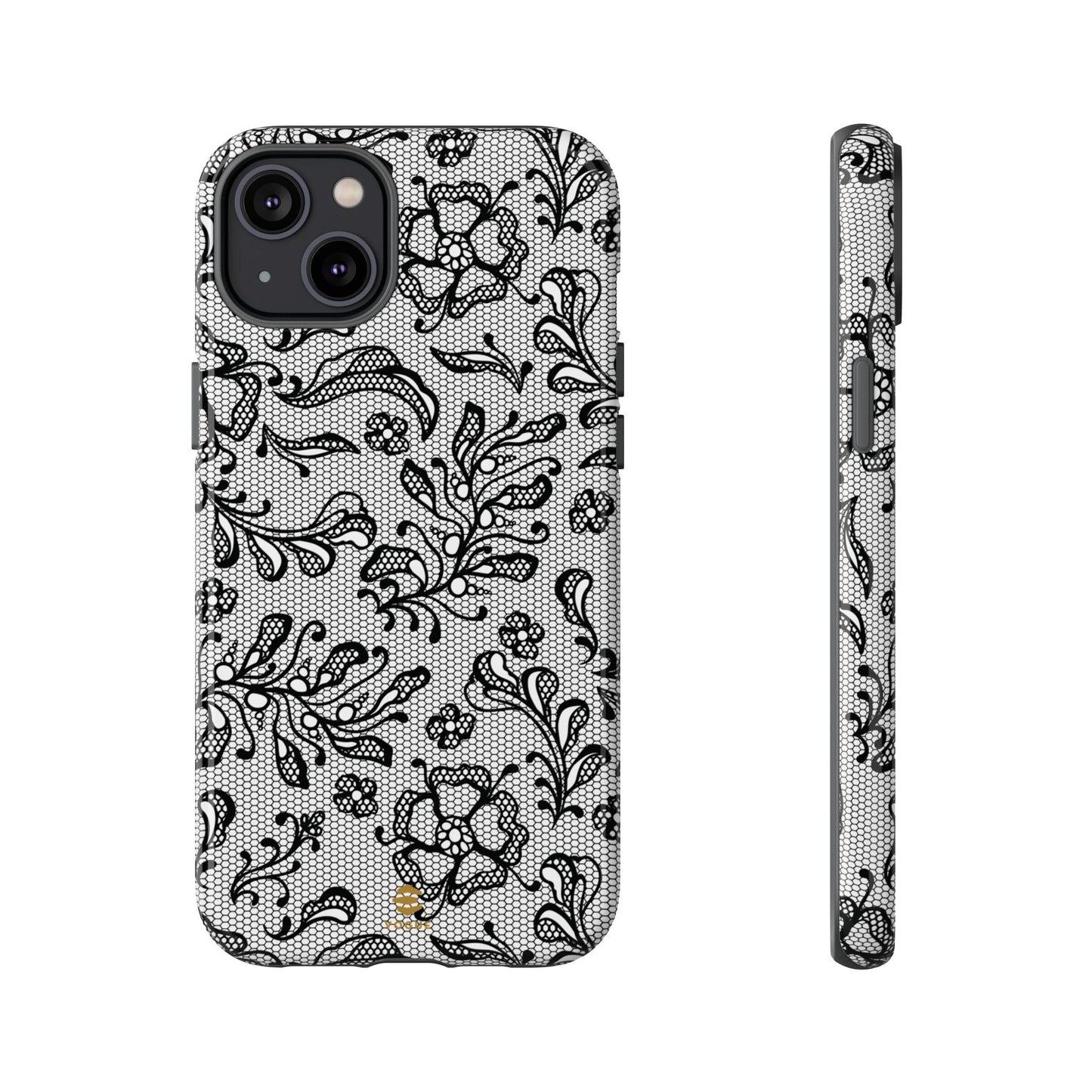 Funda para iPhone con encaje negro