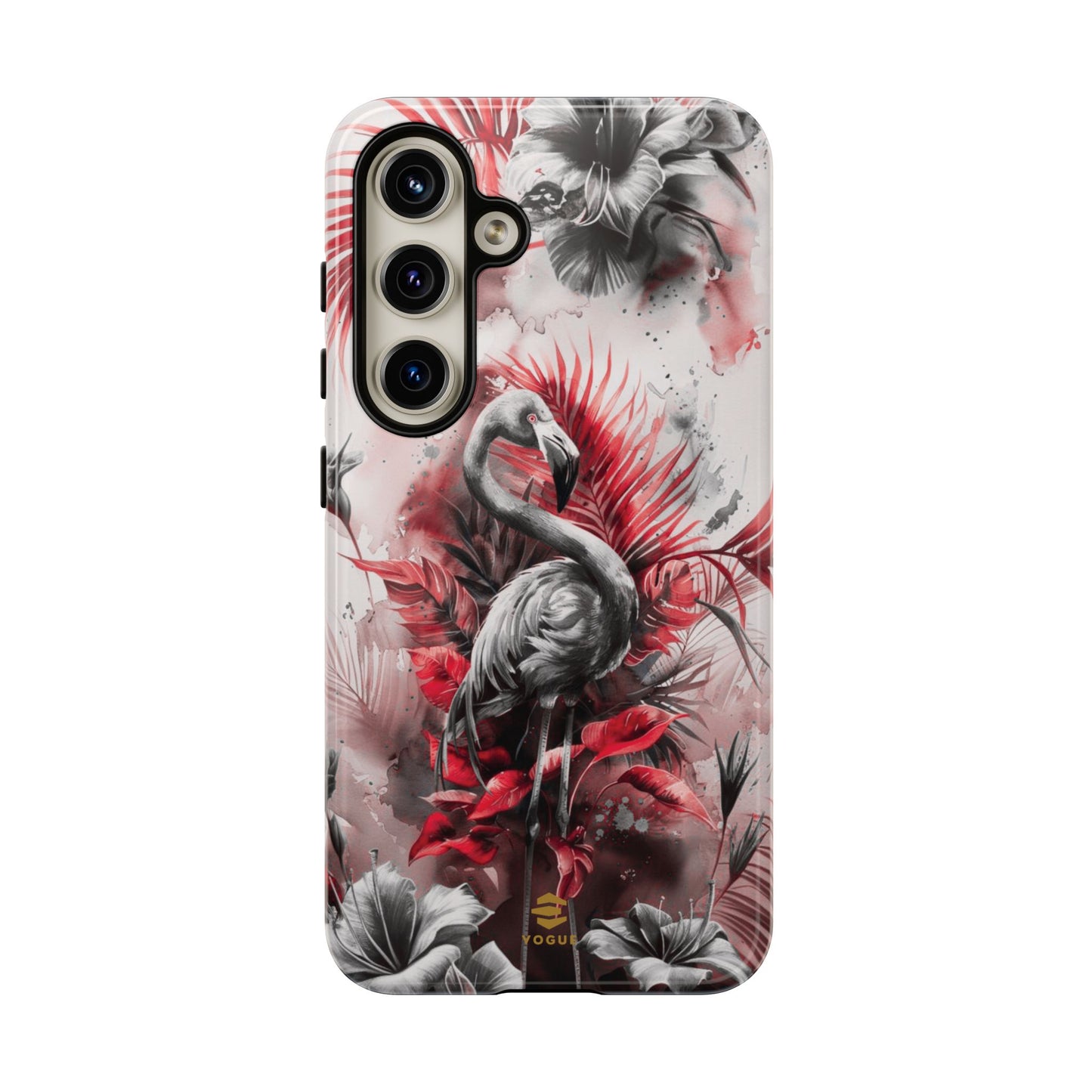 Flamingo Tropical Design Tough Phone Case Samsung