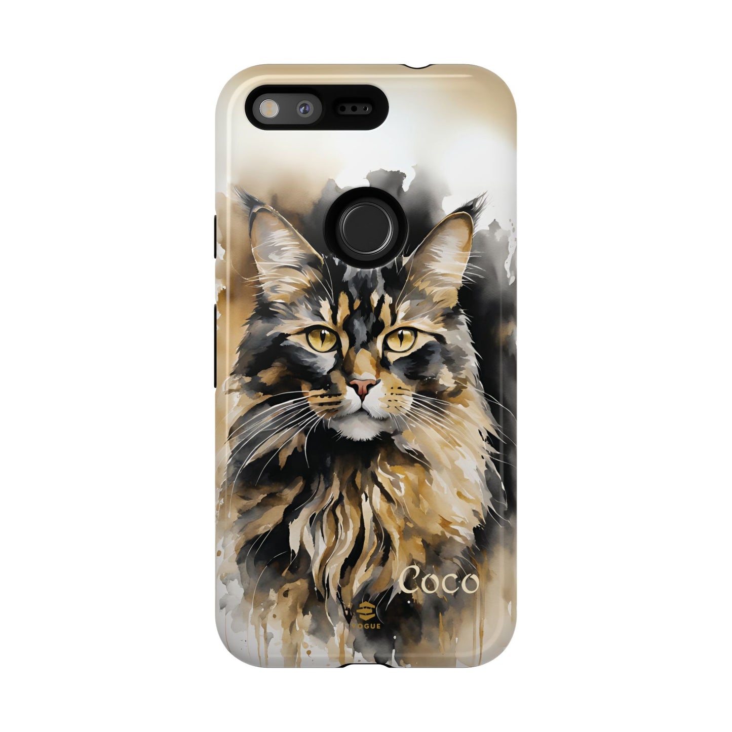 Custom Meow Cat Google Pixel Tough Phone Case