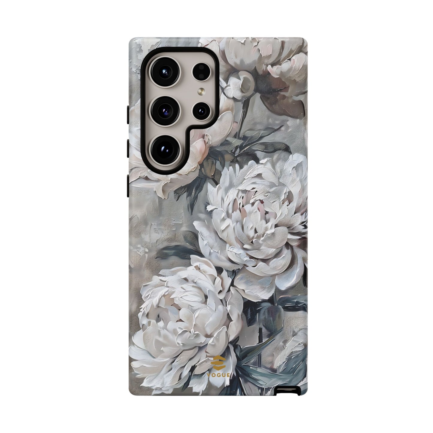 Funda para Samsung con pintura de peonías