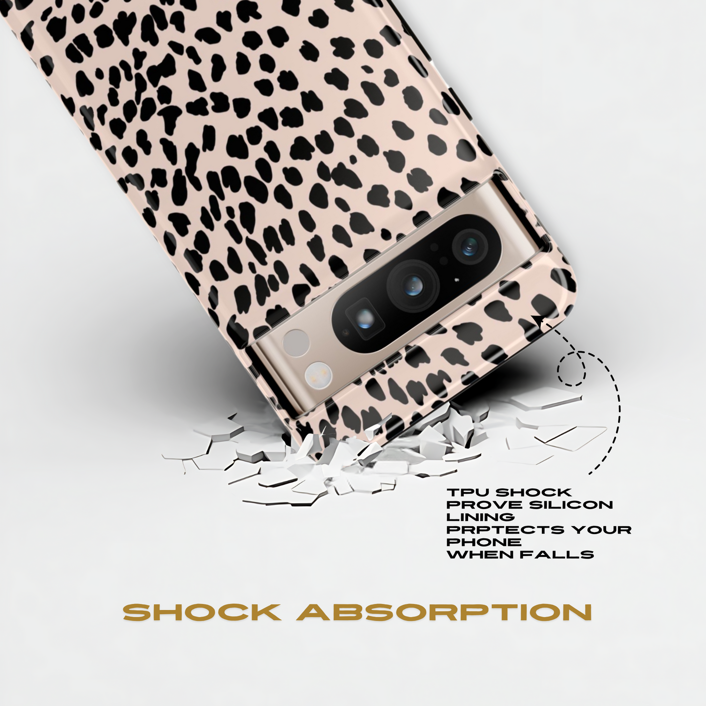Beige Animal Print Google Tough Case