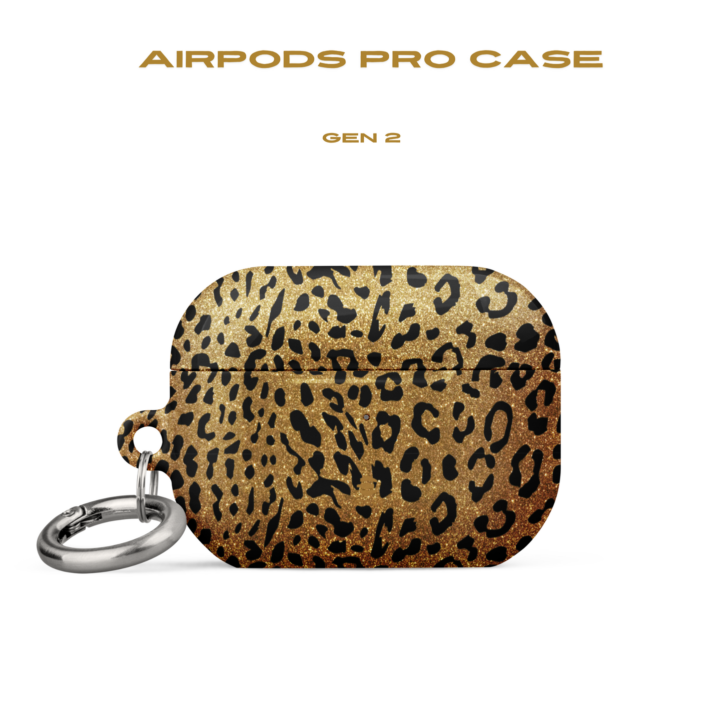 AirPod-Hüllen mit goldenem Leopardenmuster