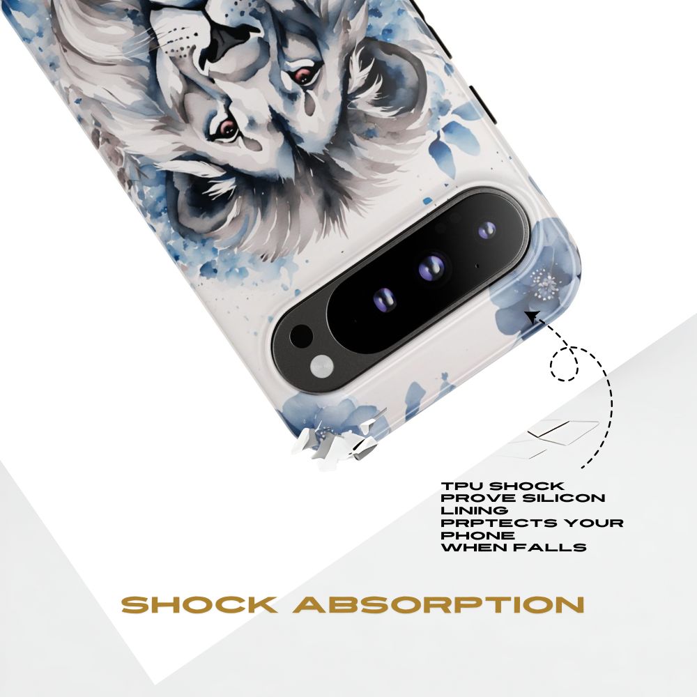 Lion Born to Win Google Pixel Tough Phone Case