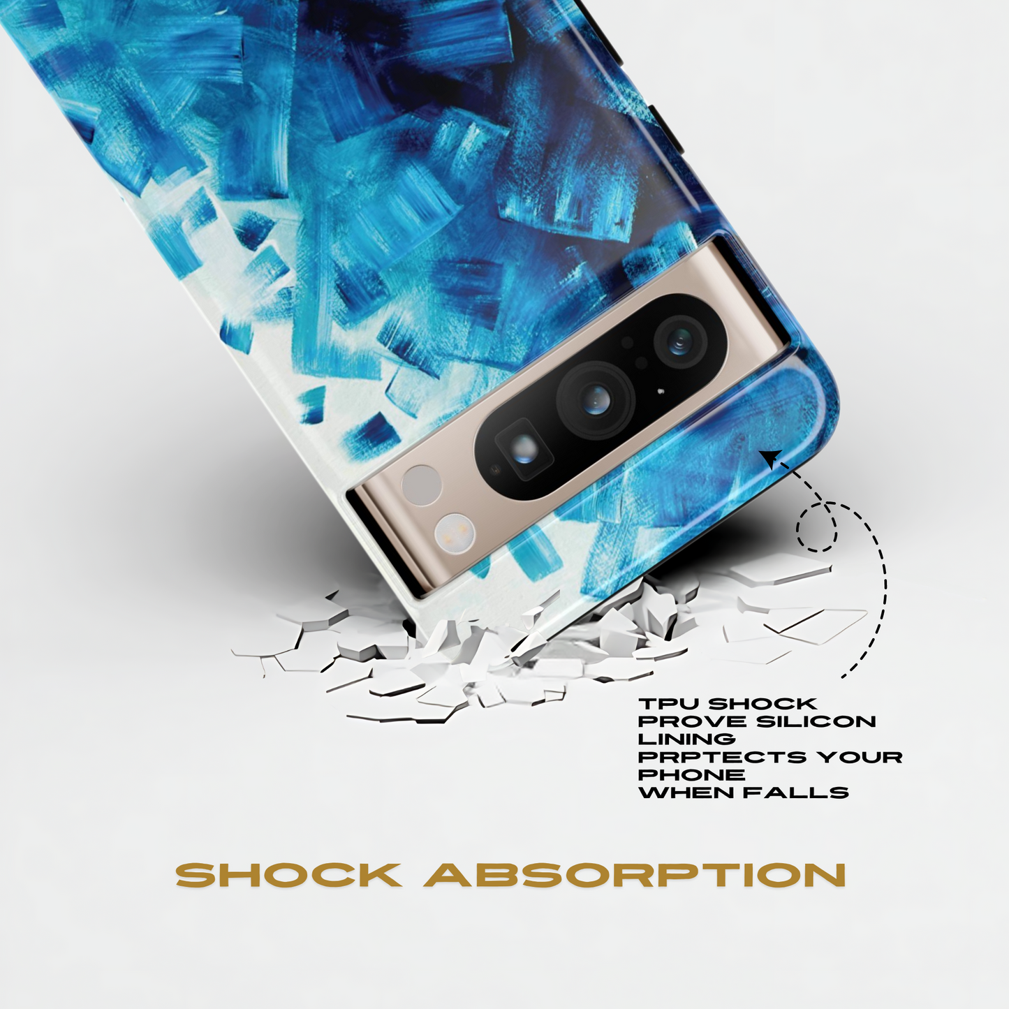 Ocean Wave Google Case Blue