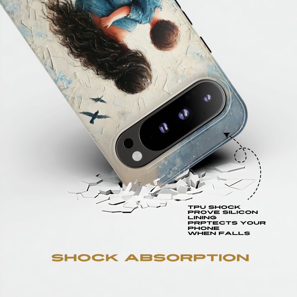 Custom Son & Mom Google Pixel Tough Phone Case