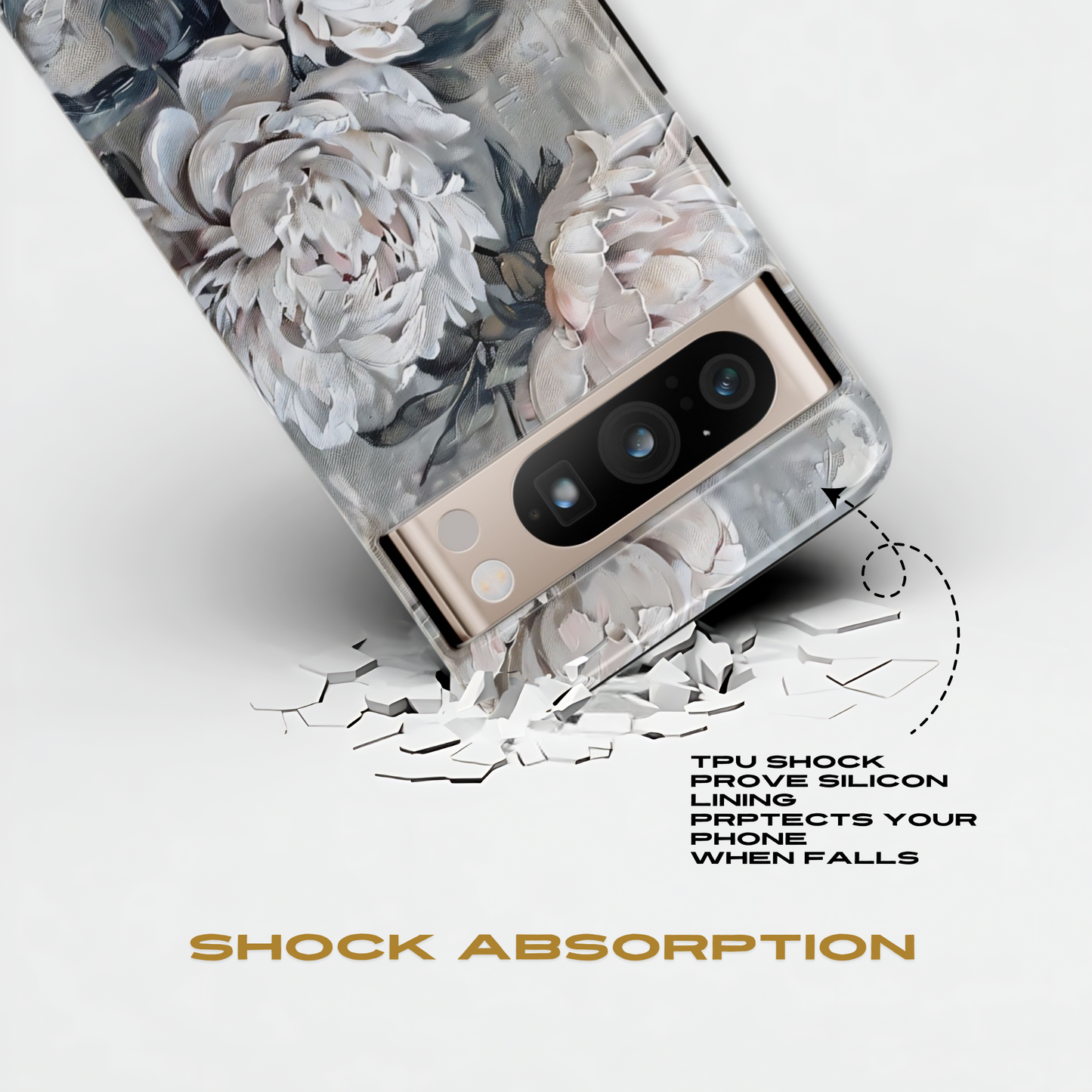 Peony Painting Google Pixel Case