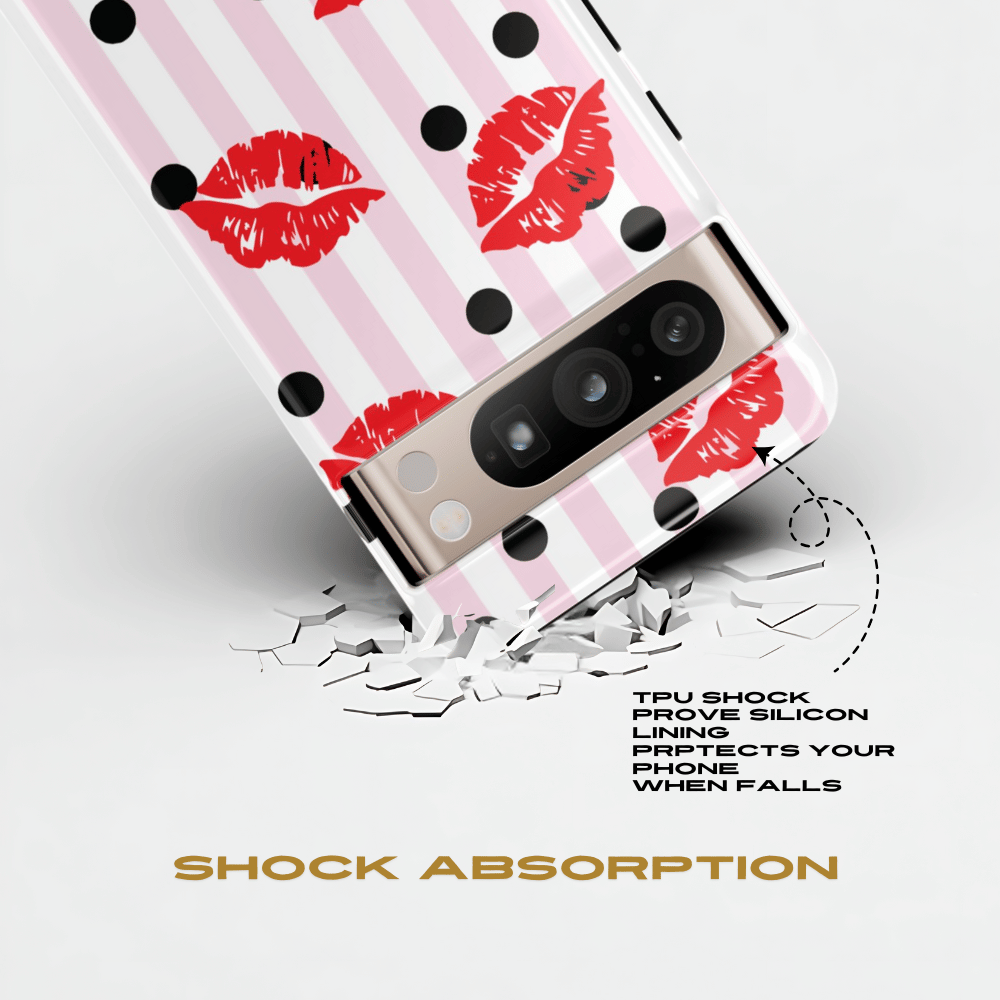 Berry Kiss Phone Case Valentine's day gift for her Google Pixel Tough case