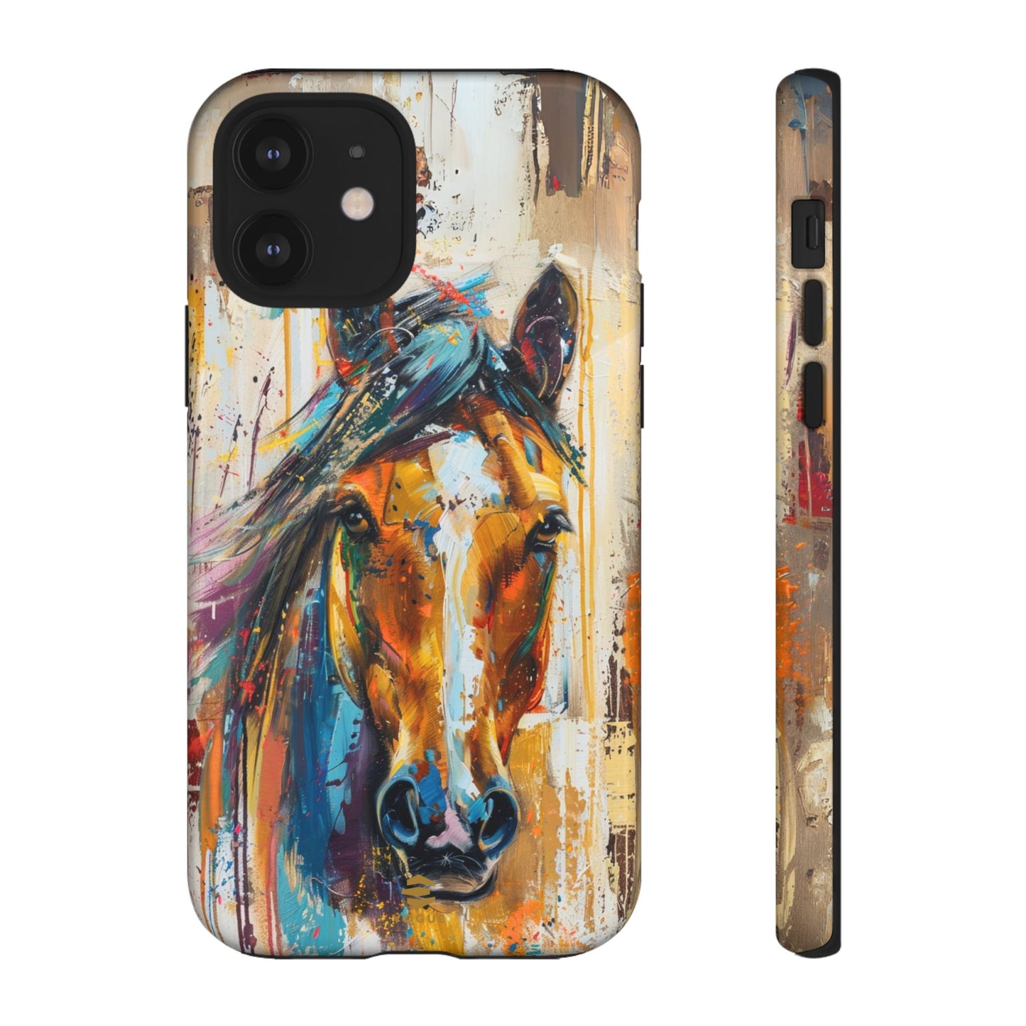 Horse Art iPhone Case - Brown - Though Phone Case