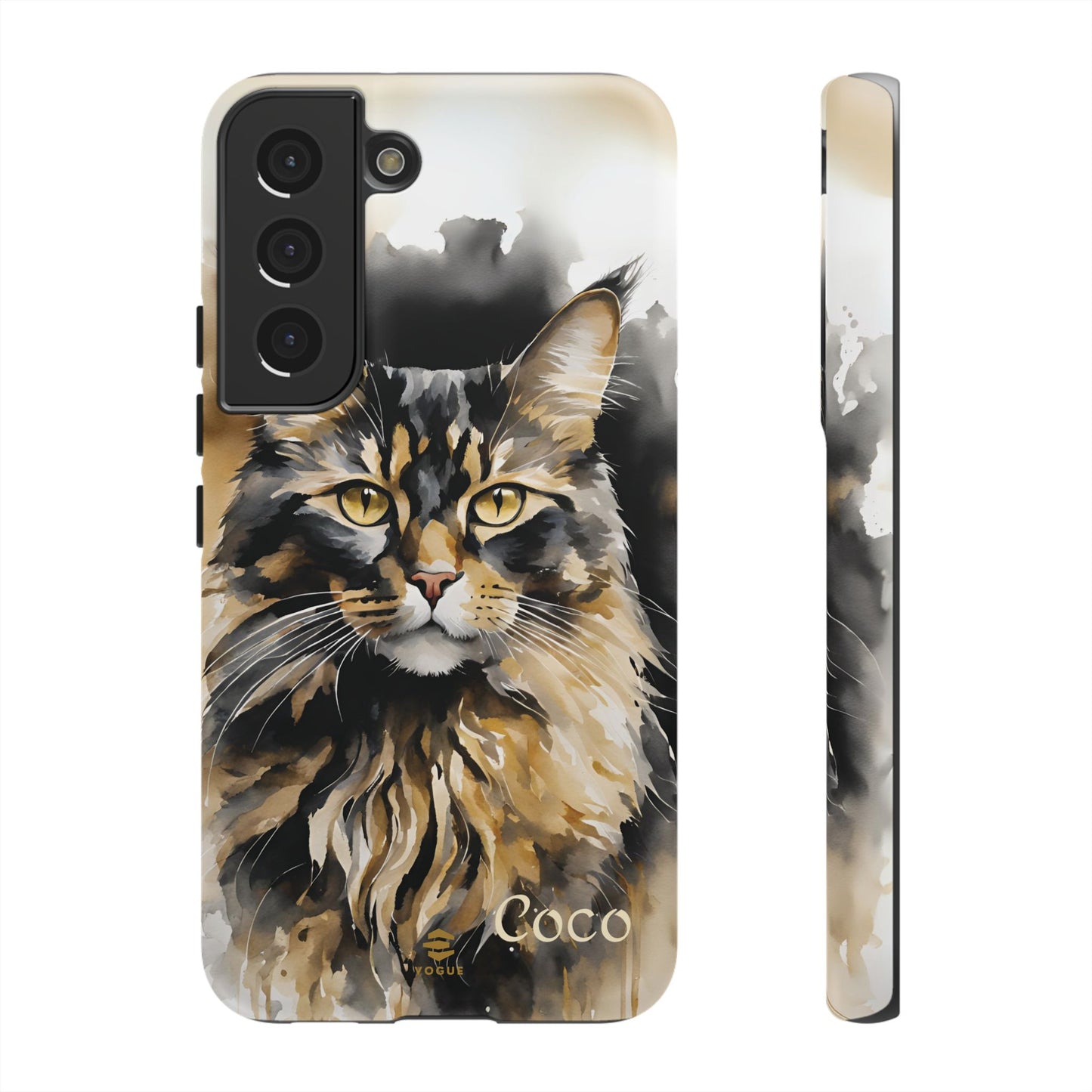 Custom Meow Cat Samsung Galaxy Tough Phone Case