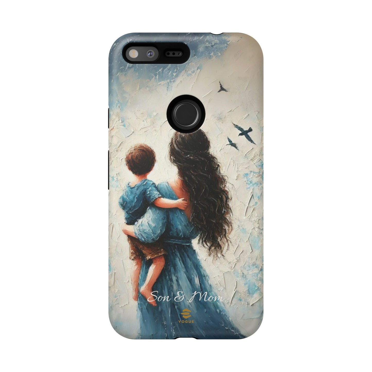 Custom Son & Mom Google Pixel Tough Phone Case