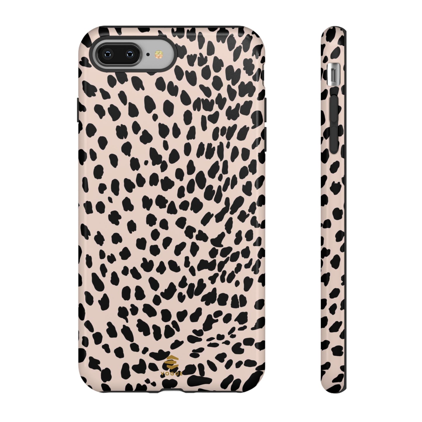 iPhone-Hülle mit Animalprint in Nude