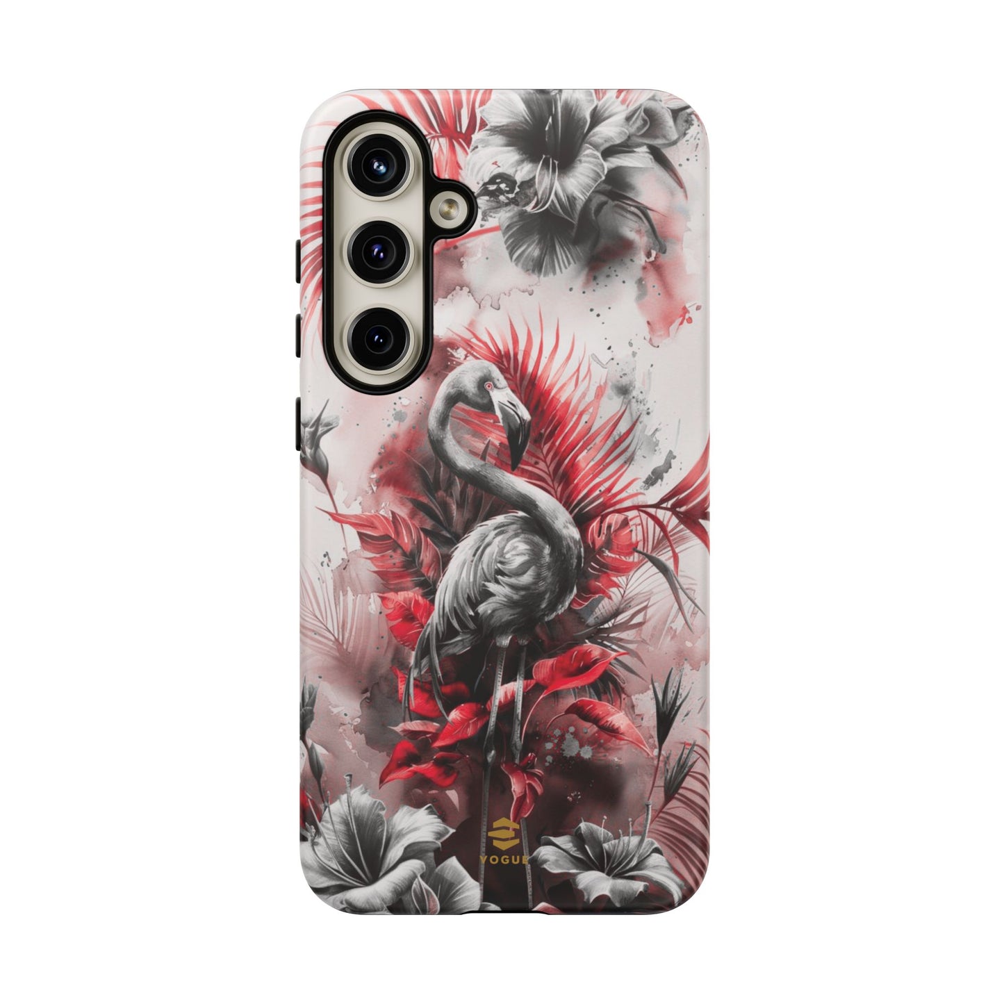 Flamingo Tropical Design Tough Phone Case Samsung