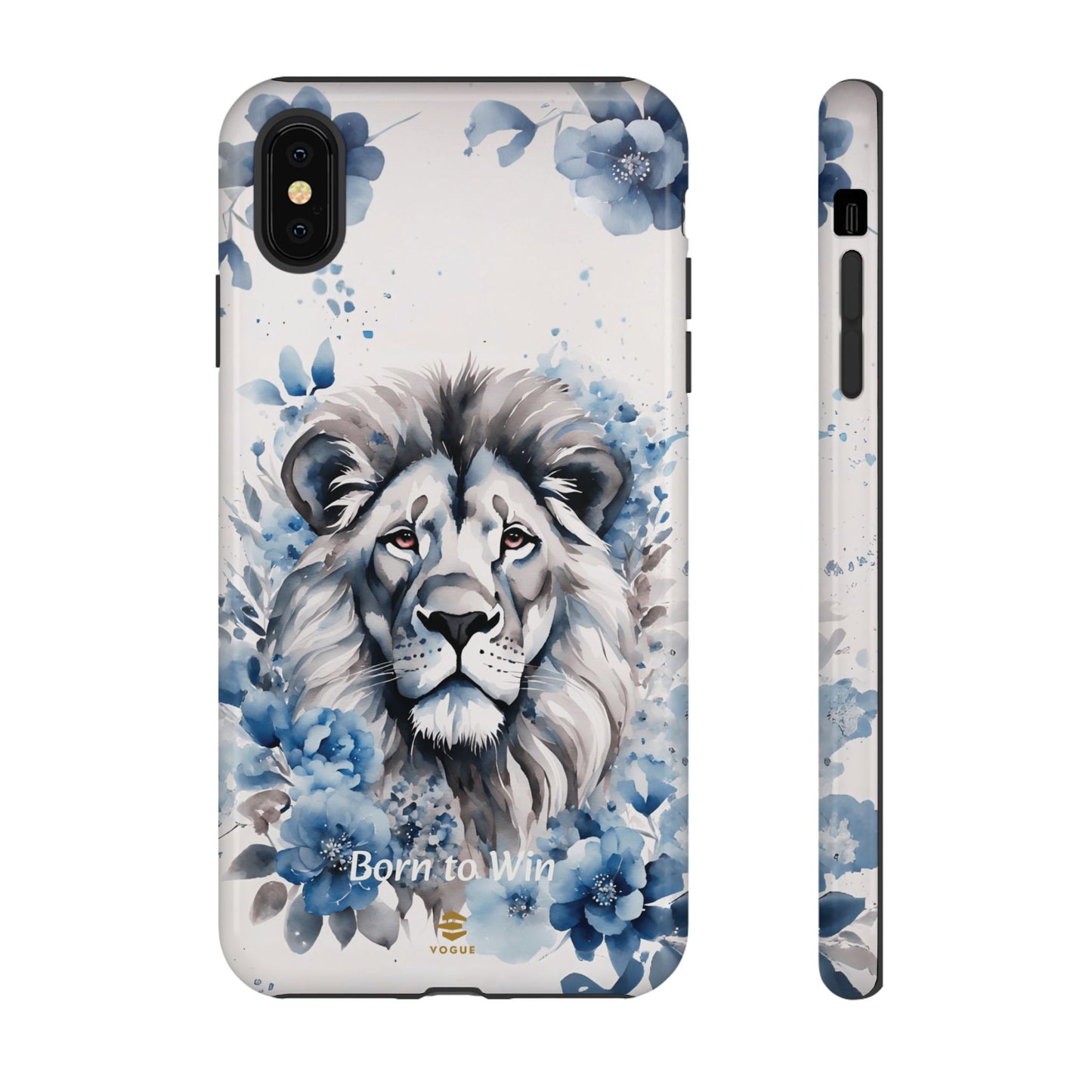 Lion Born to Win iPhone Tough Phone Case