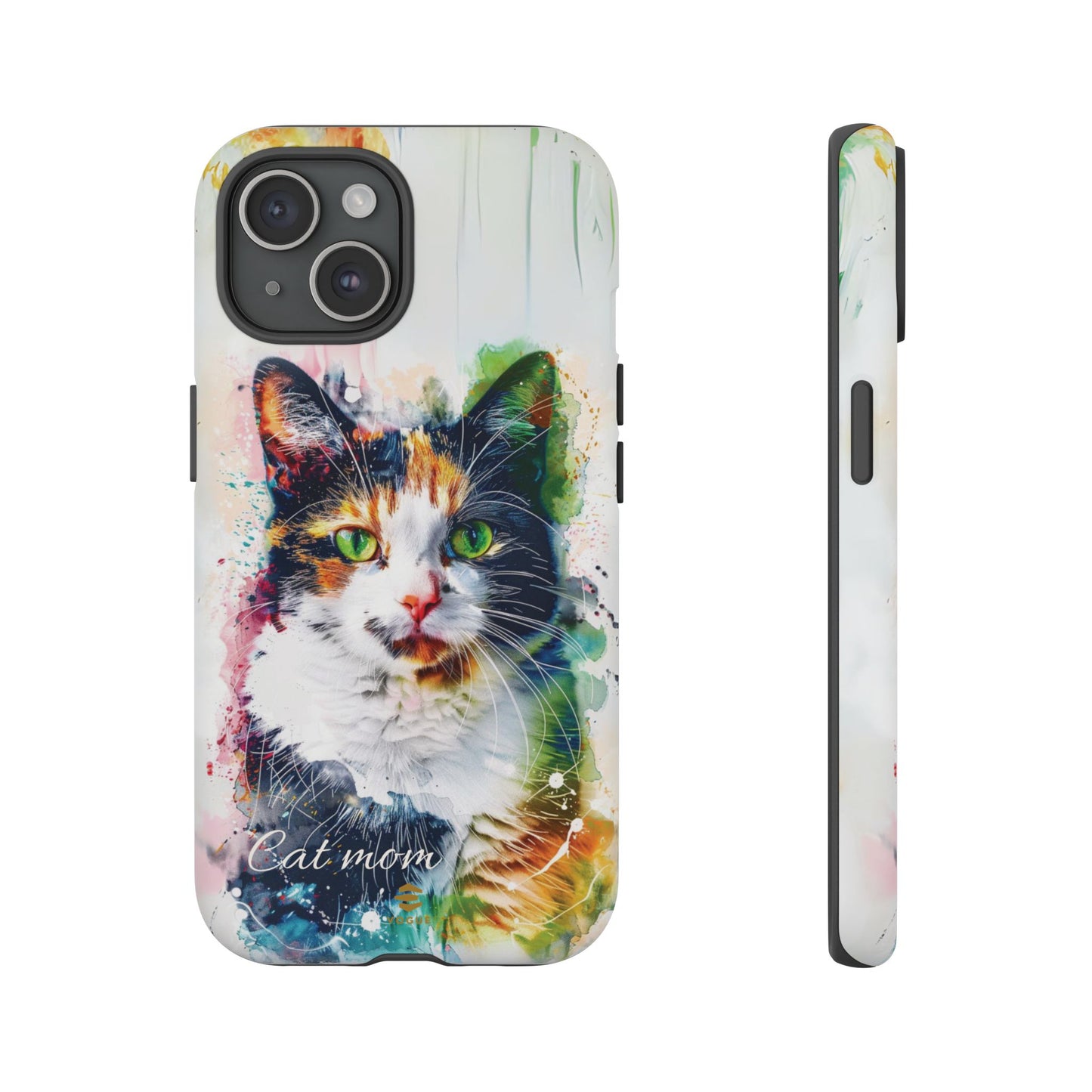 Custom Cat Mom iPhone Tough Case