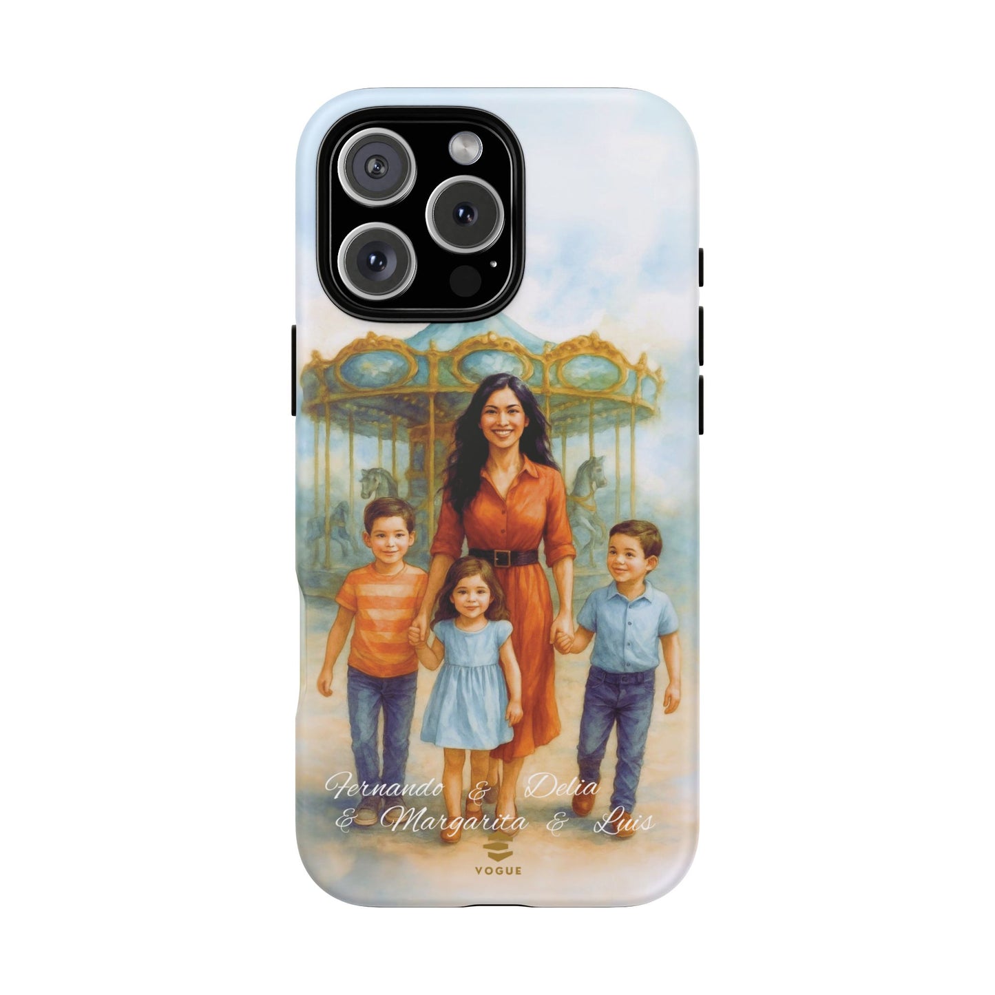 Custom Fun Family Day Phone Case for iPhone
