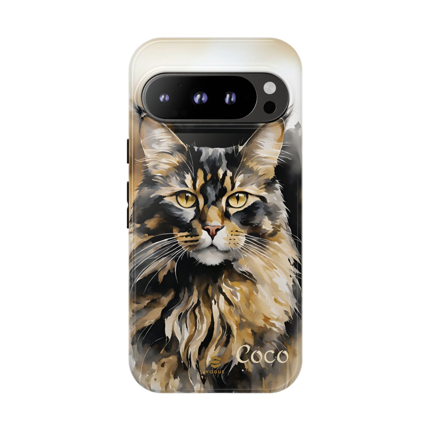 Custom Meow Cat Google Pixel Tough Phone Case