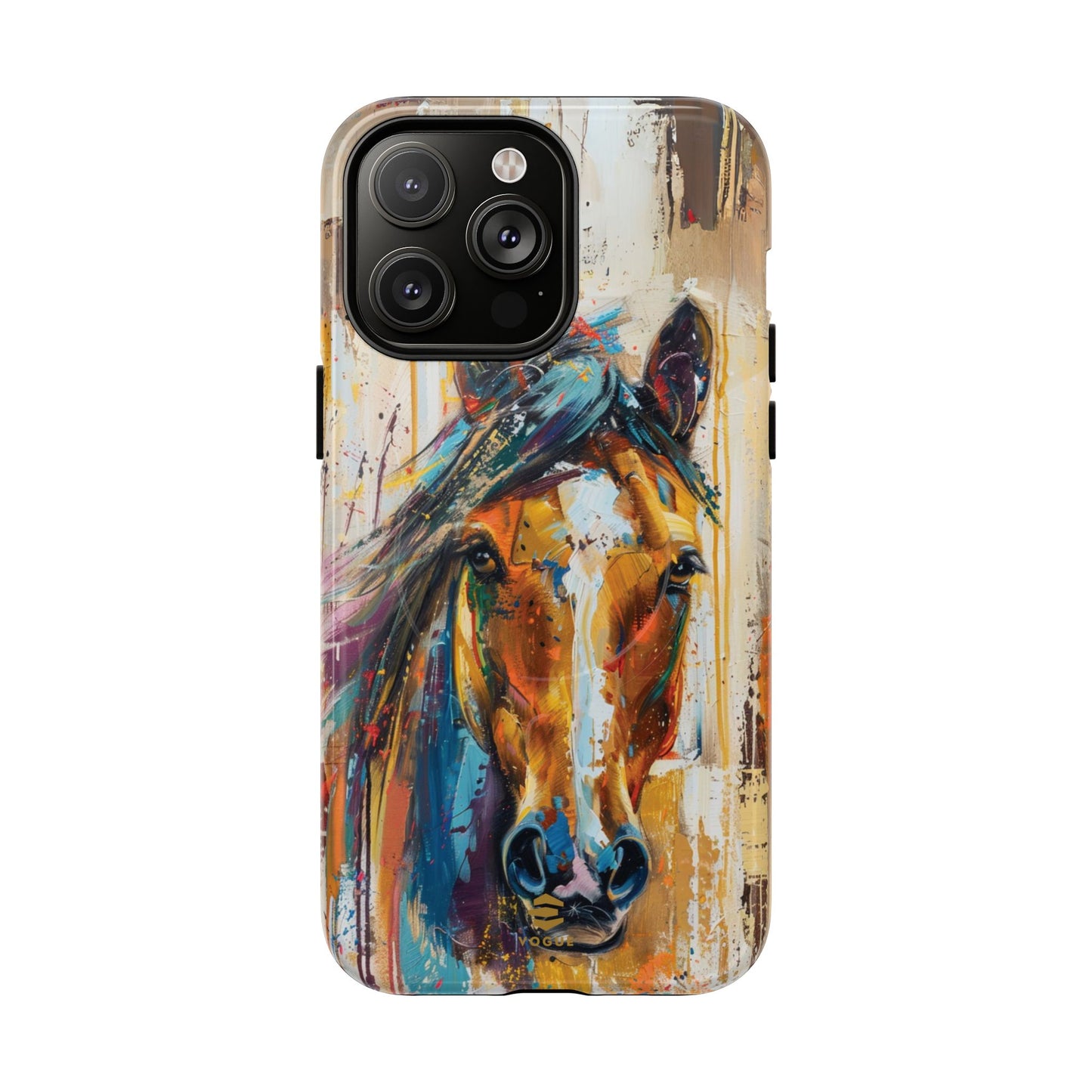 Horse Art iPhone Magsafe Phone Case Brown