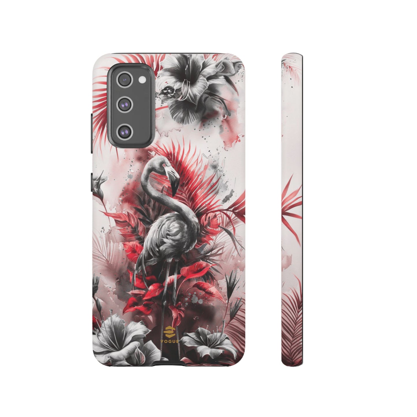 Flamingo Tropical Design Tough Phone Case Samsung