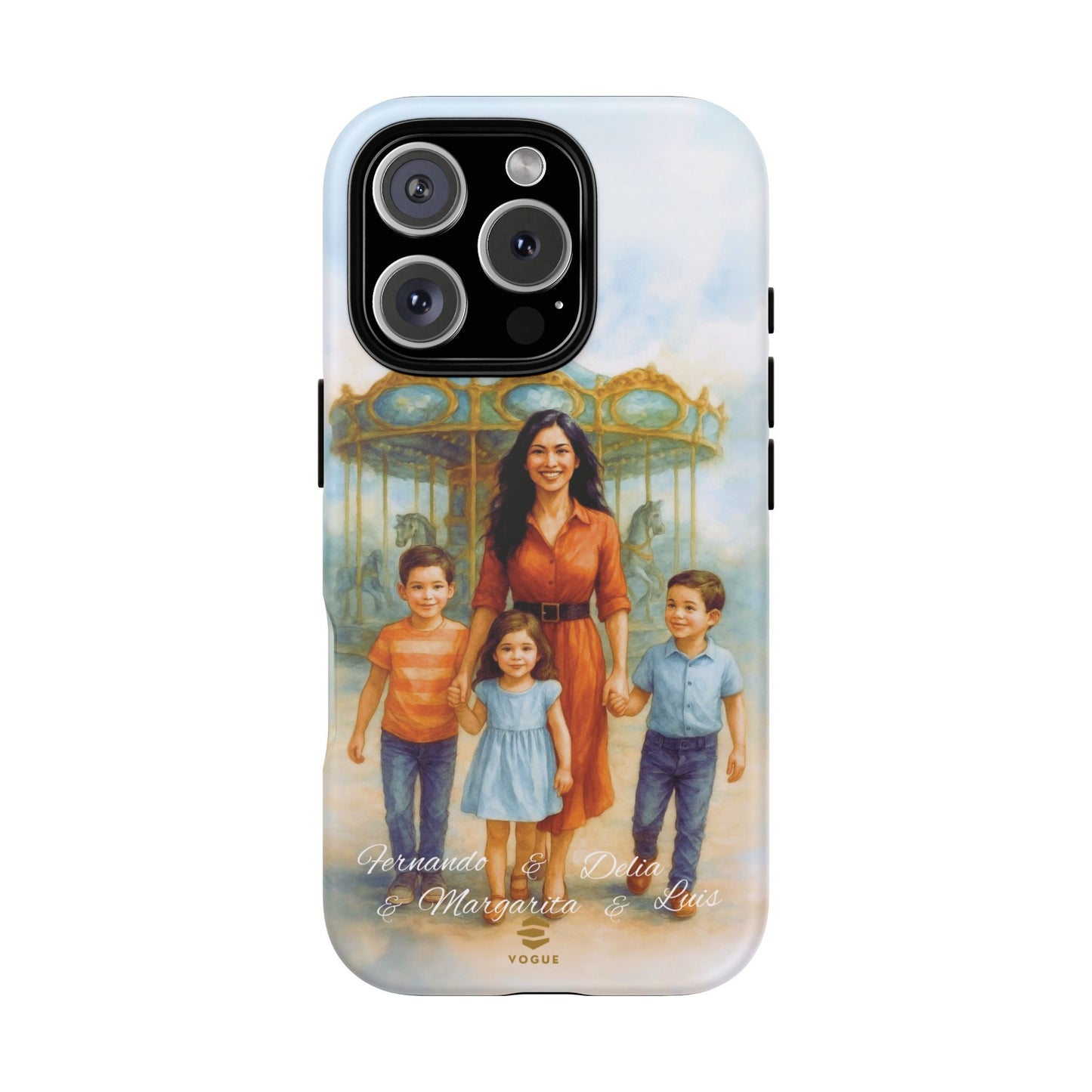 Custom Fun Family Day Phone Case for iPhone