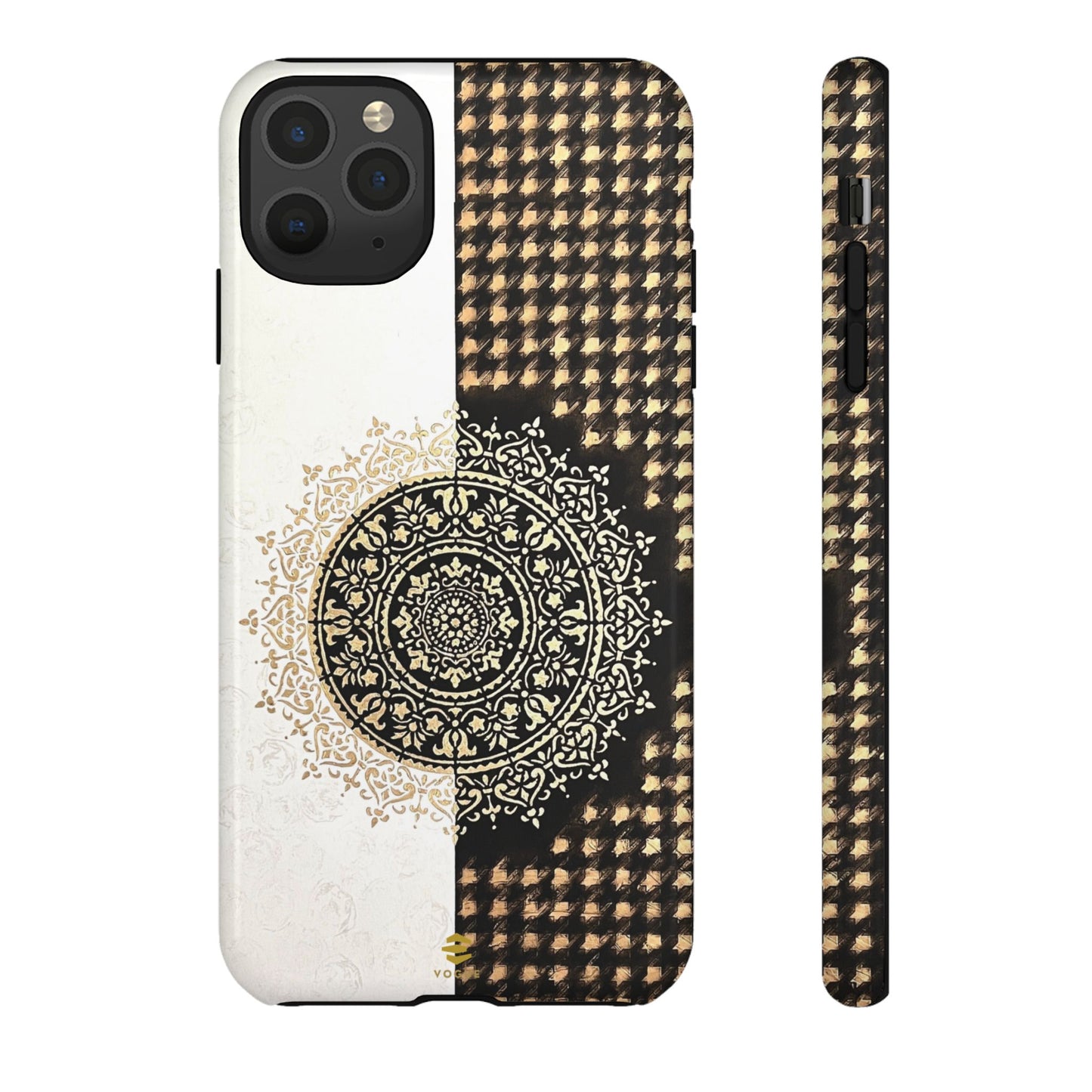 Funda para iPhone con pintura abstracta de mandala