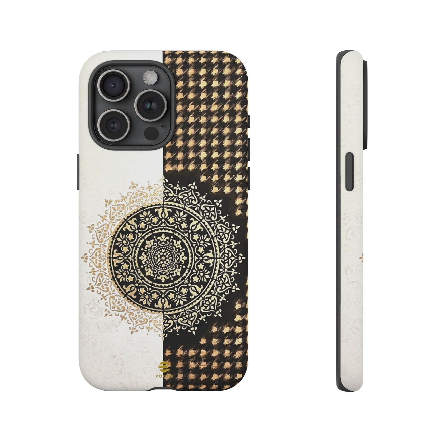 Funda para iPhone con pintura abstracta de mandala
