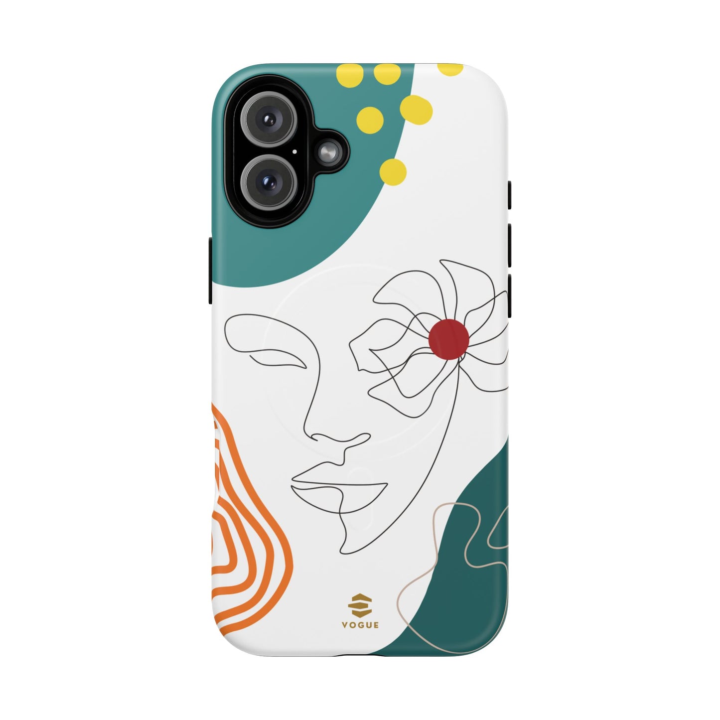 Women Face Line Art Magsafe Phone Case
