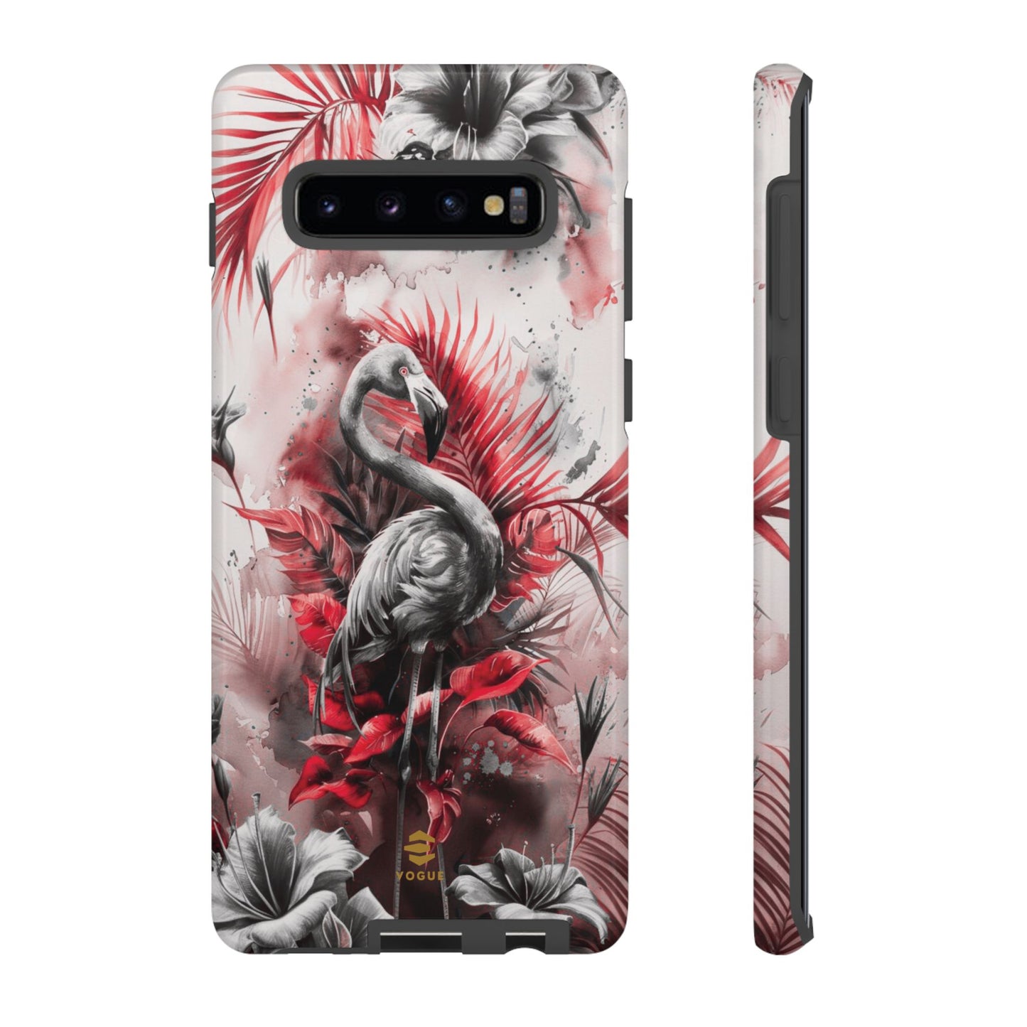 Flamingo Tropical Design Tough Phone Case Samsung