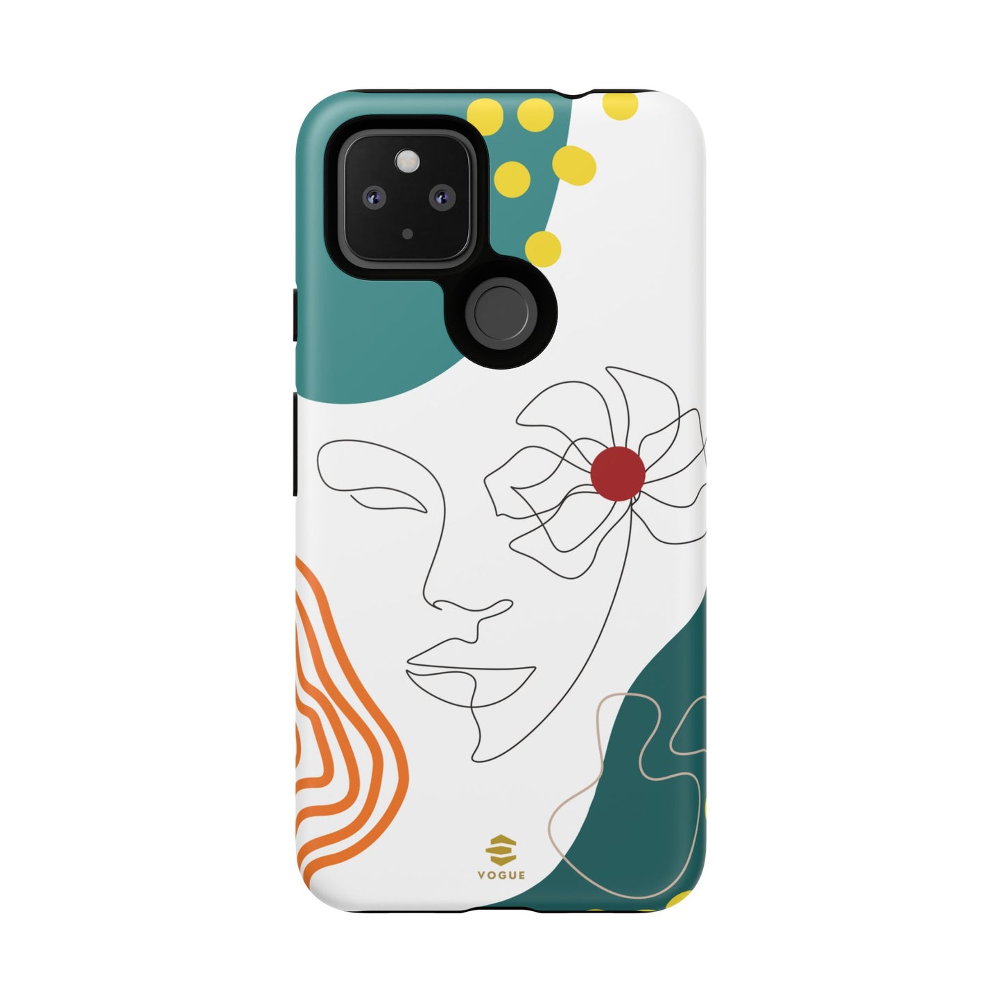 Women face Line Art Phone Case Google