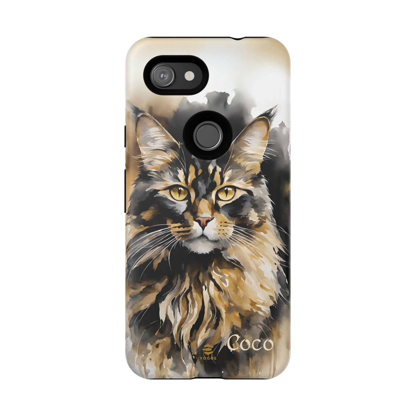 Custom Meow Cat Google Pixel Tough Phone Case