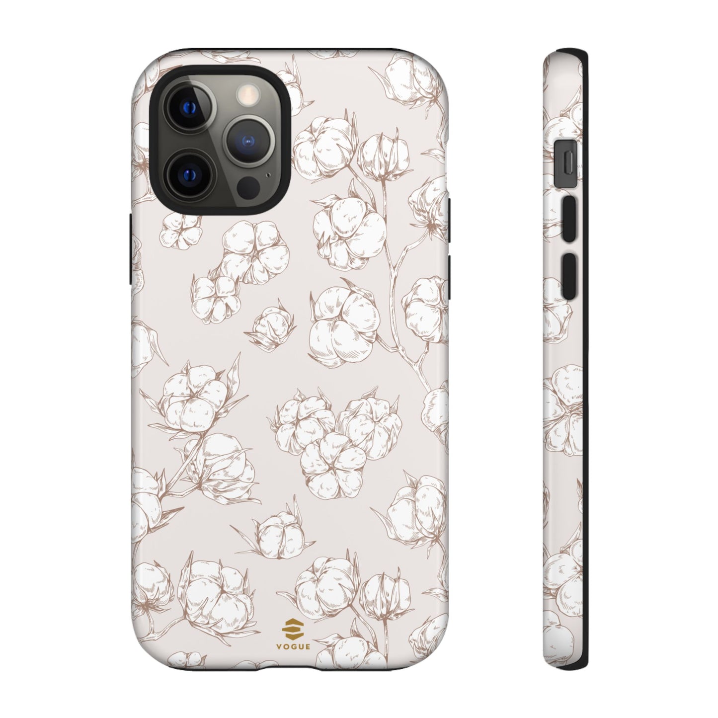 Funda para iPhone con diseño de campo de algodón